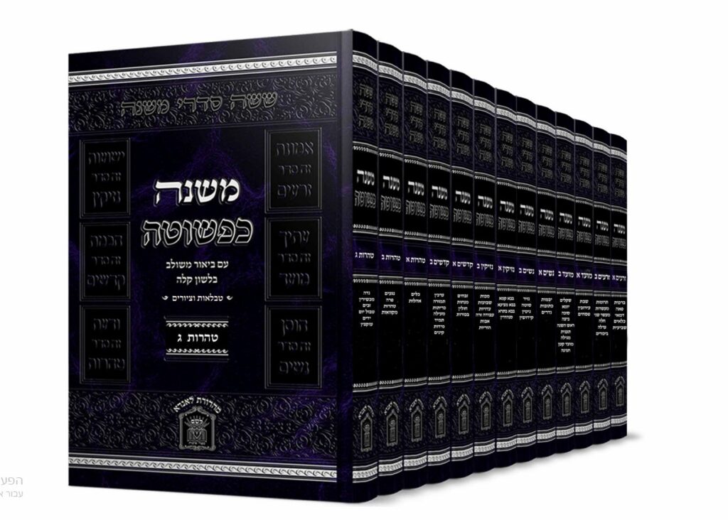 משניות משנה כפשוטו יג כרכים לשם